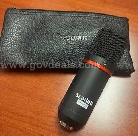 Microphone with case