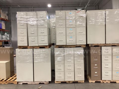 32 filing cabinets