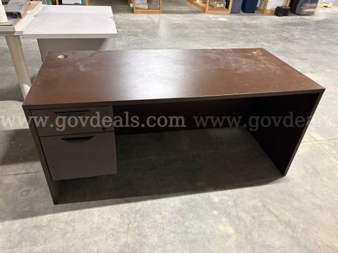 Dark Wood Desk
