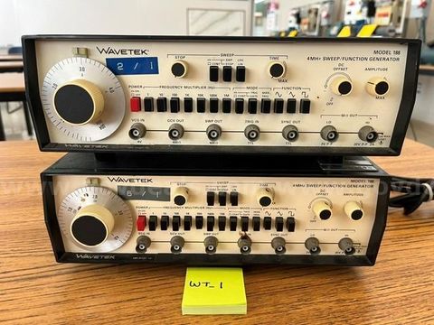 2- Used Wavetek 188 4Mhz Sweep/Function Generators