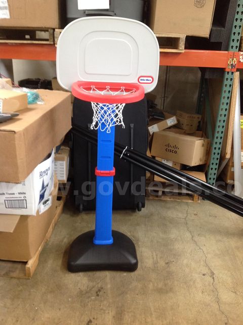 Used Little Tykes Basketball Hoop
