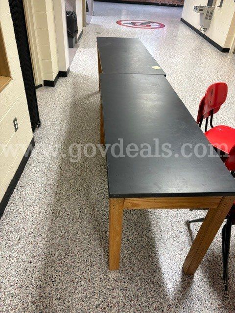 2 used school science lab tables