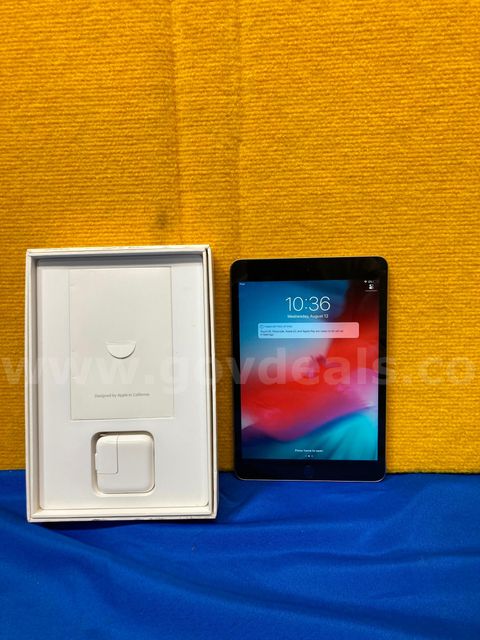 (1) Apple iPad Mini 3- 16GB Storage, OS: 12.5.8 [MGNR2LL/A]