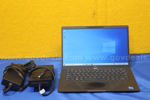 (1) Dell Latitude 7430 14.0 FHD Laptop, Intel i5, 16GB RAM, 256GB SSD, OS: Windows 10 Home, (1) Power Cord, (1) Adaptor
