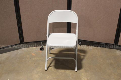 (1) Grey Folding Chair