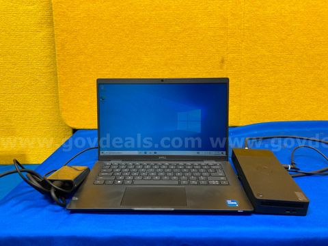 (1) Dell Latitude 7430 14.0 FHD Laptop - Intel i5, 16GB RAM, 256GB SSD, OS: Windows 10 Home (1) Power Adaptor (1) Dock