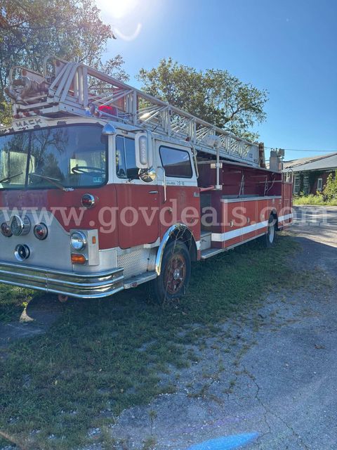 Mack Fire Truck with 100 ft ladder