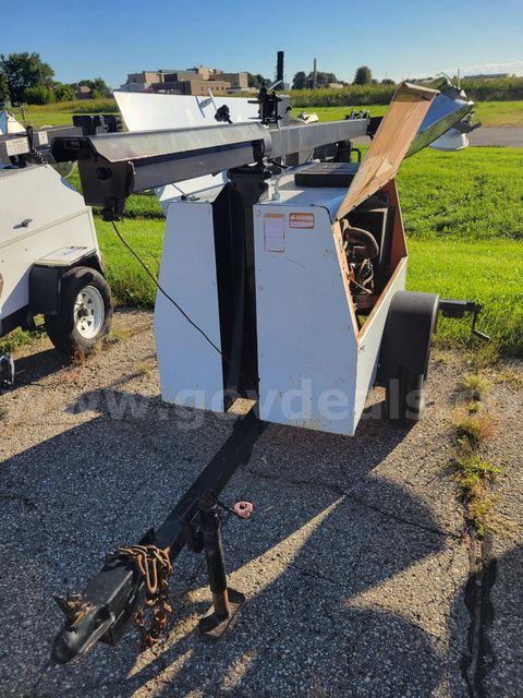 Allmand Bros. Trailer Mounted Light Tower w/Kubota diesel engine