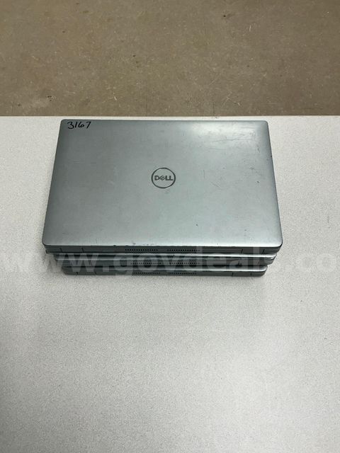 Five Dell Latitude 5420 Laptops