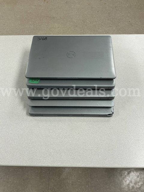 Five Dell Latitude 5420 Laptops