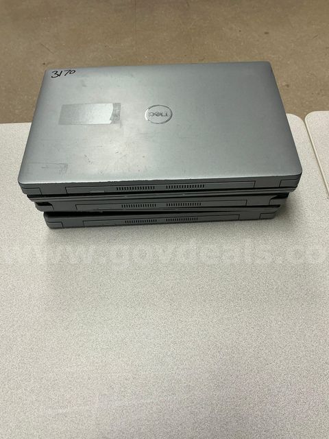 Five Dell Latitude 5420 Laptops