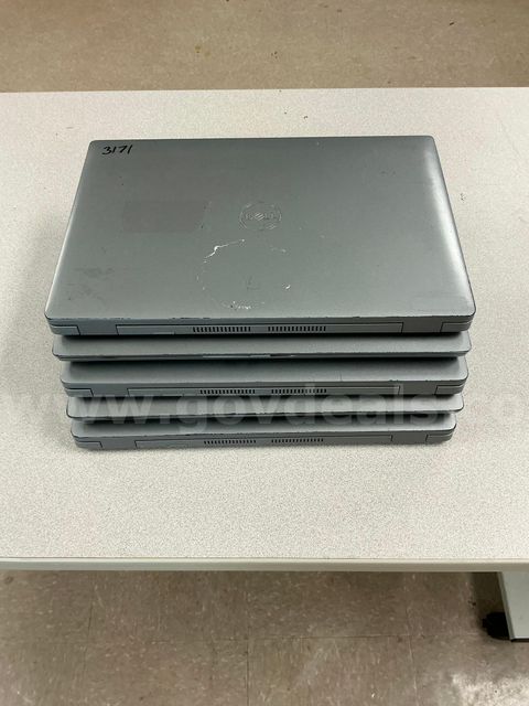 Five Dell Latitude 5420 Laptops