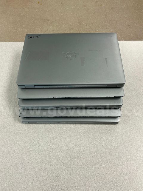 Five Dell Latitude 5420 Laptops