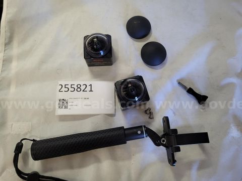 Dual Camera Set: 4k For 360 Camera Recording