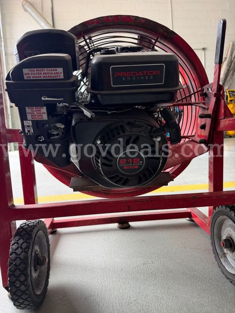 3 gas powered fans, 1 with new engine