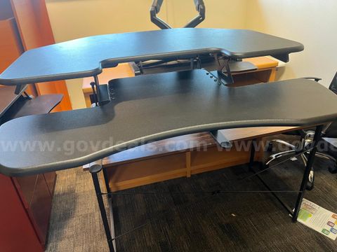Varidesk Standing Desk Converter, Corner Unit