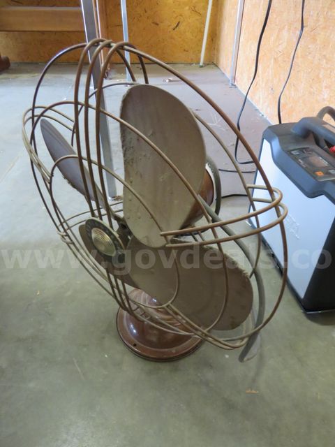Antique Desk Fan