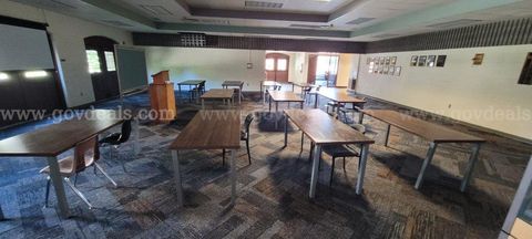 one lot of eleven tables w/metal legs (AGO-HYCA)