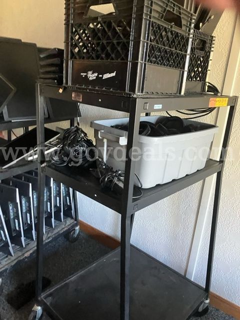 one lot of six large AV carts (AGO-HYCA)