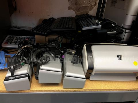 Scanners, Keyboards, Mouse and 1 calculator