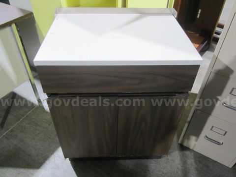 Metal Cabinet Lot 1017