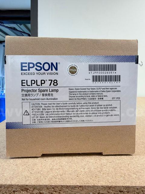 6 Epson ELPLP 78 Bulbs