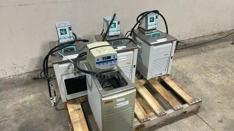4 pcs., Julabo and Thermo Scientific Heating Bath Circulators