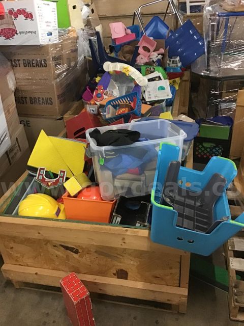 Variety of used kindergarten miscellaneous toys