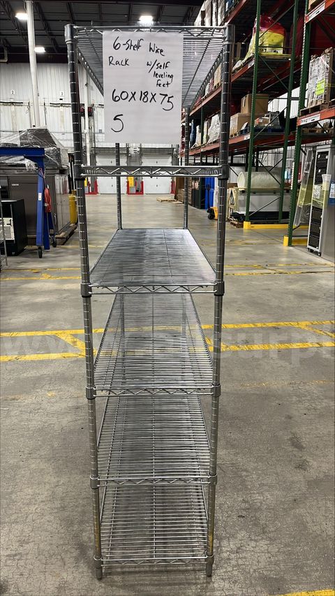 Metro Rack with Self Leveling Feet