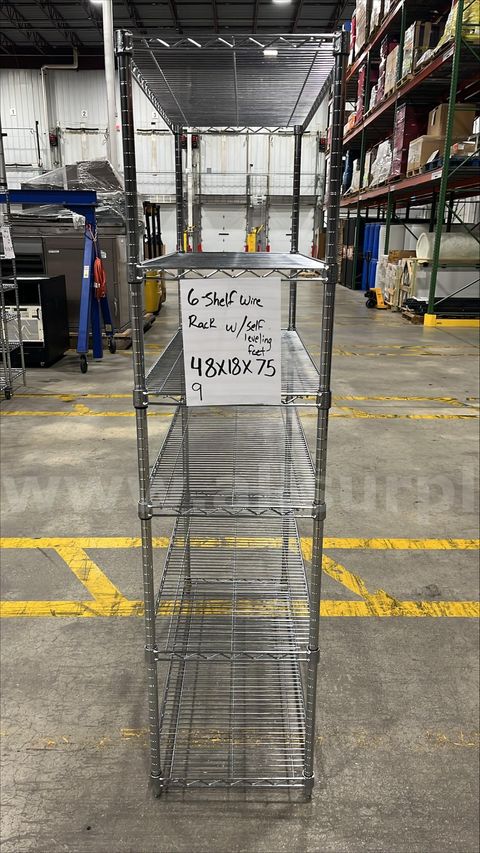 Metro Rack with Self Leveling Feet