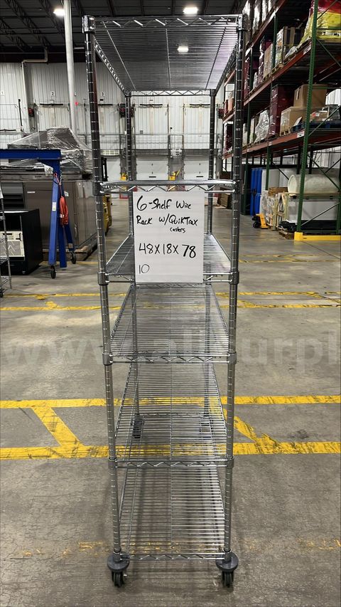 Metro Rack with Quick Trak Casters
