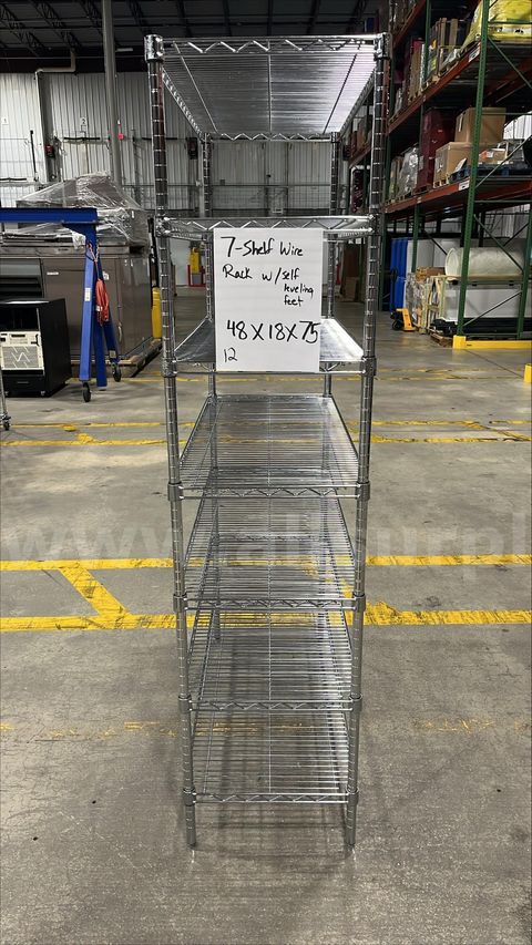 Metro Rack with Self Leveling Feet