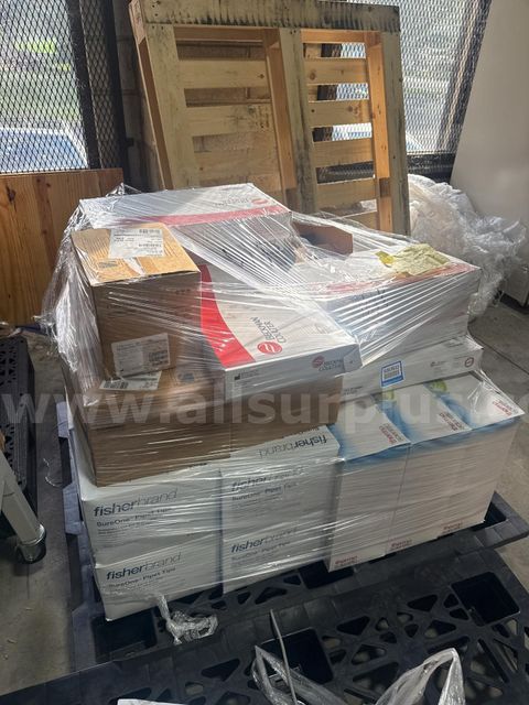 Large Pallet of Beckman Biomek P250 Pipette Tips, Corning 430488 Cryo Vials, Thermo & Fisherbrand