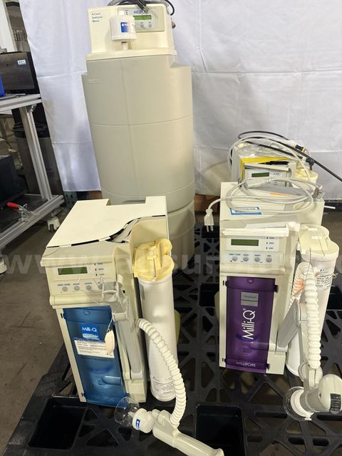 Millipore Milli-Q Water Purification Systems & 60L Tank, Academic/Gradient, 120V, Type 1 Output