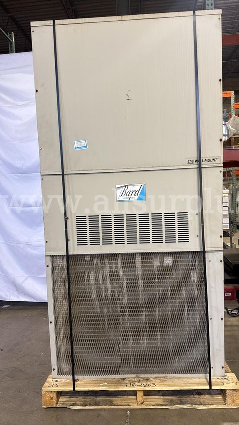 Bard WA602-C09 Wall-Mount 5 Ton Air Conditioner, 460V 3-Phase, Serial# 155B021706815-02