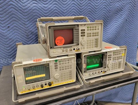 3pcs Agilent / Hewlett Packard Spectrum Analyzers