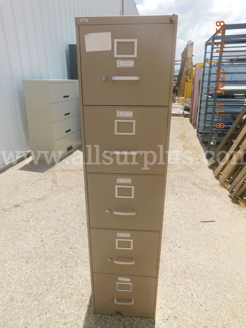 Office file cabinet Tan (5) Drawer