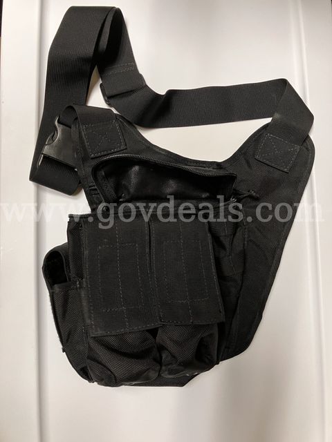 Small Black Tactical Sling Bags Lot of 9