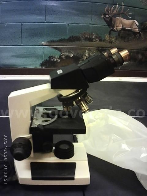 Inverted Compound AmScope T490 Trinocular Microscope with Cover