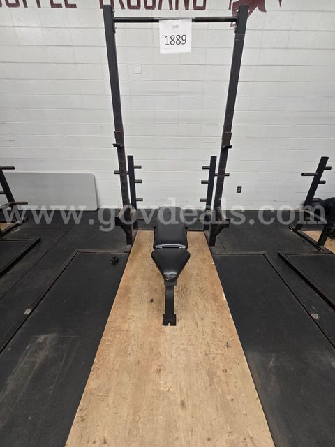 Weight Room Rack W/Bench platform included