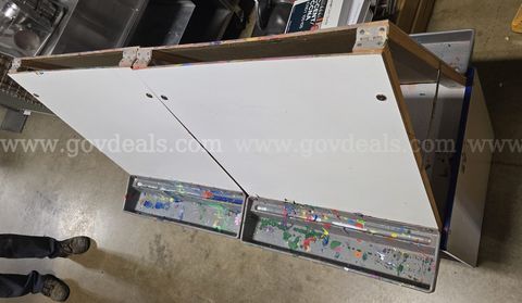 ECR4Kids Double-Sided Mobile Art Easel with Storage