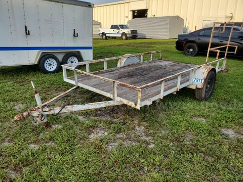 6x12 Single Axle Utility Trailer