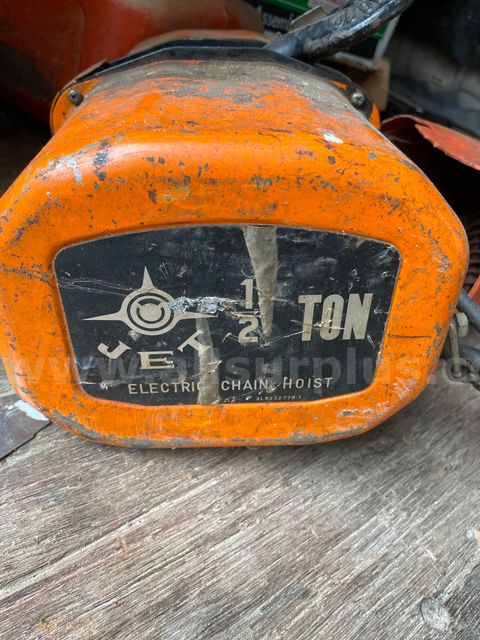 Jet 1/2 ton electric chain hoist