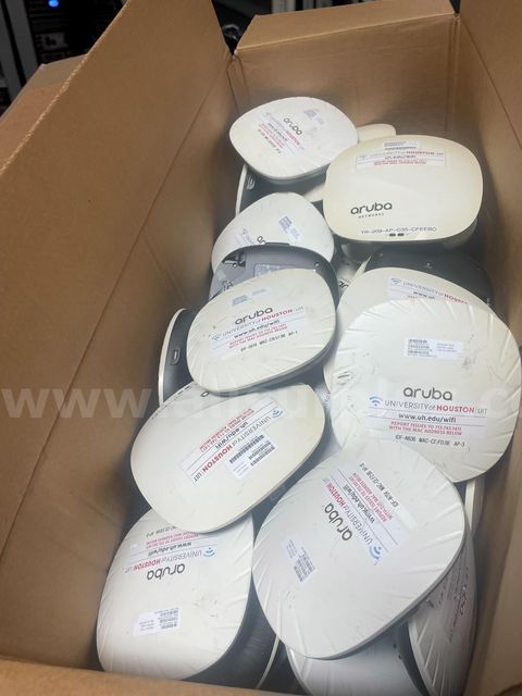 50 (approximately) Lot HPE Aruba Enterprise Wireless Access Points AP-515 AP-535 AP-335 WiFi 6 Network Equipment