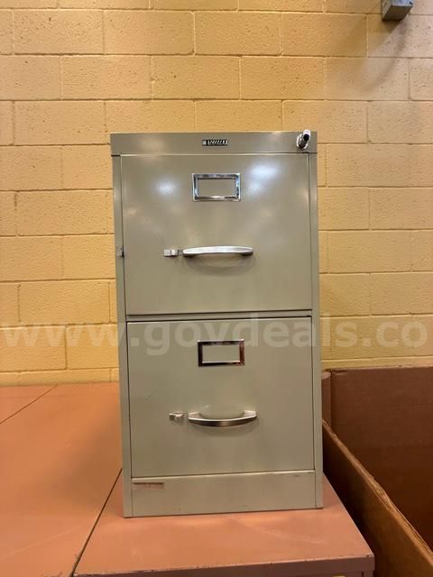 2 Drawer Metal Filing Cabinet