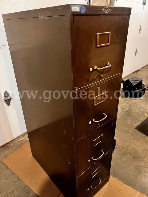 Four drawer file cabinet