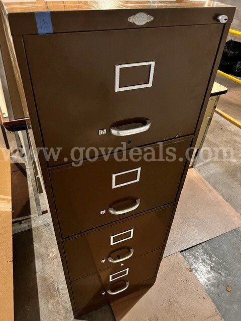 Four drawer file cabinet