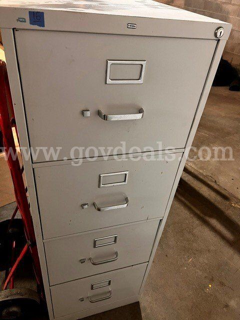 Four drawer file cabinet