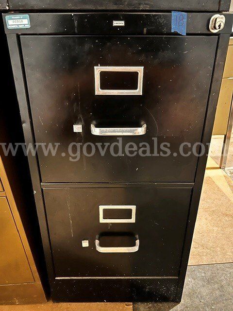 Two drawer file cabinet