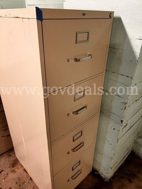 Four drawer file cabinet